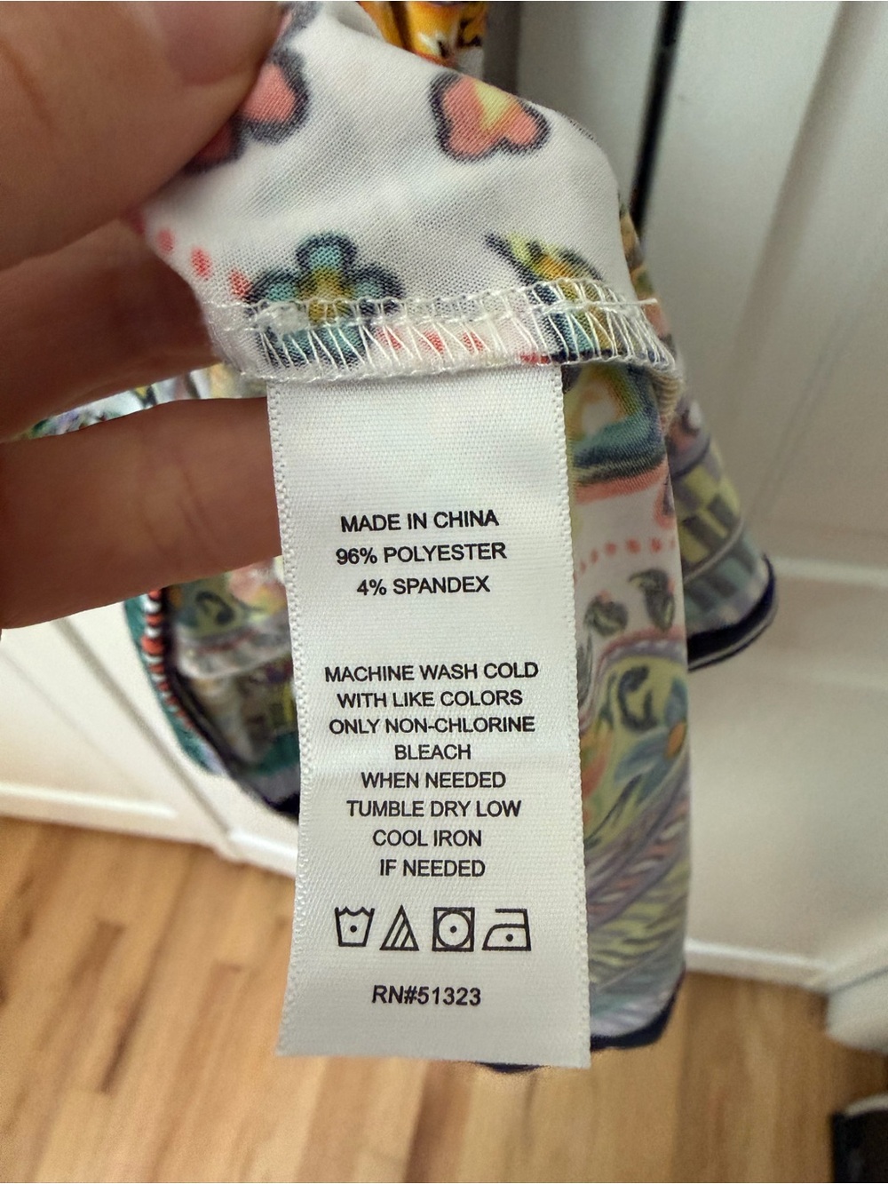 1. State White Maxi Dress with Multicolor Floral Paisley Print - Picture 9 of 9